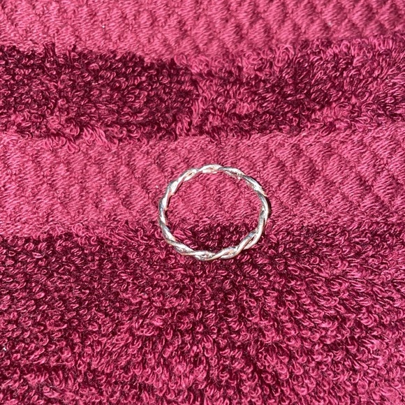 Infinity braid band size 6 sterling silver .925 - Picture 2 of 2